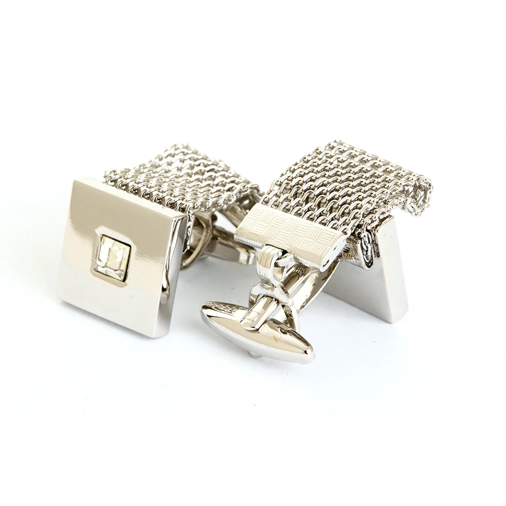 

New Arrival Long Chain Cufflinks for Mens Shirt