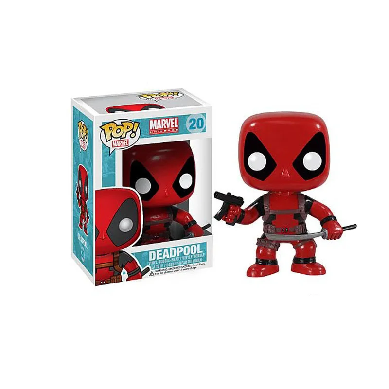 Экшн фигурка FUNKO POP MARVEL deadpool wade Winston Wilson Коллекционная модель ПВХ игрушки для детей