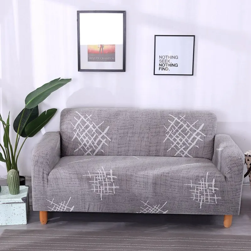 Дешевый серый пасторальный стиль цветы L форма чехлы для диванов эластичный диван/угловой диван Чехол домашний декор чехол для дивана - Цвет: LiuNian