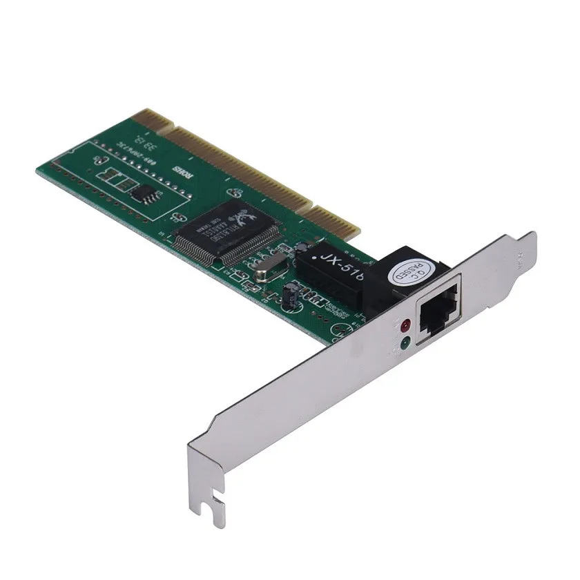 

2017 New 10/100 Mbps NIC RJ45 RTL8139D LAN Network PCI Card Adapter for Computer PC High Quality