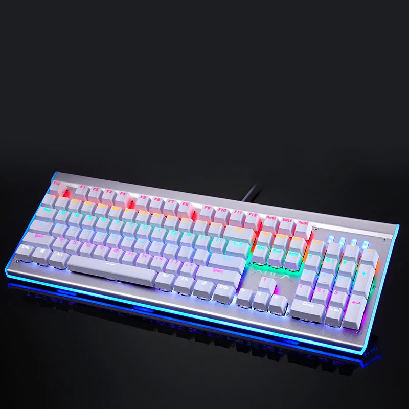 

AULA Macro Mechanical Keyboard Black Blue Switch 104 LED Backlit Gaming Keyboards Anti-ghosting Computer Gamer