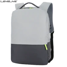 

Brand LeveLive Men's Light Travel Backpack Men 15.6inch Laptop Backpacks Bag Waterproof Women Schoolbags for Teenagers Bagpack