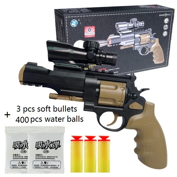 water ball gun plastic toys children gift revolver gun Pistol kids toys