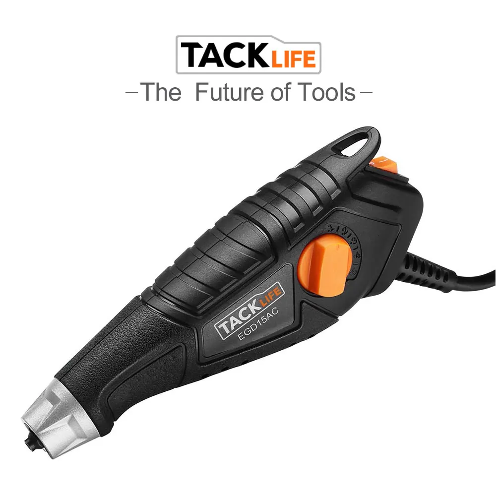 TACKLIFE EGD15AC 15W 120V/60Hz Engraver with Soft Rubber Handle 7200 Stroke Per Minute Power Tools Cutting Tools Electric Drill