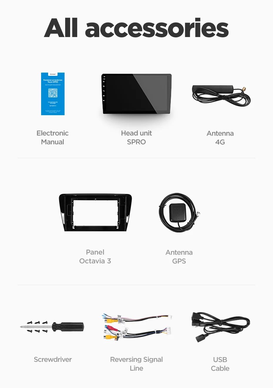 Top TEYES SPRO For Skoda Octavia 3 A7 2013 2014 2015 2016 2018 Car Radio Multimedia Video Player Navigation GPS Android 8.1 No 2din 26