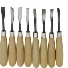 8 шт профессиональный стамески для резьбы по дереву профел ручная резьба инструменты комплект для плотников набор инструментов по дереву