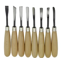 8pcs Professional Woodworking Carving Hand Chisels Tools Kit for Carpenters Wood Carving Tool Kit