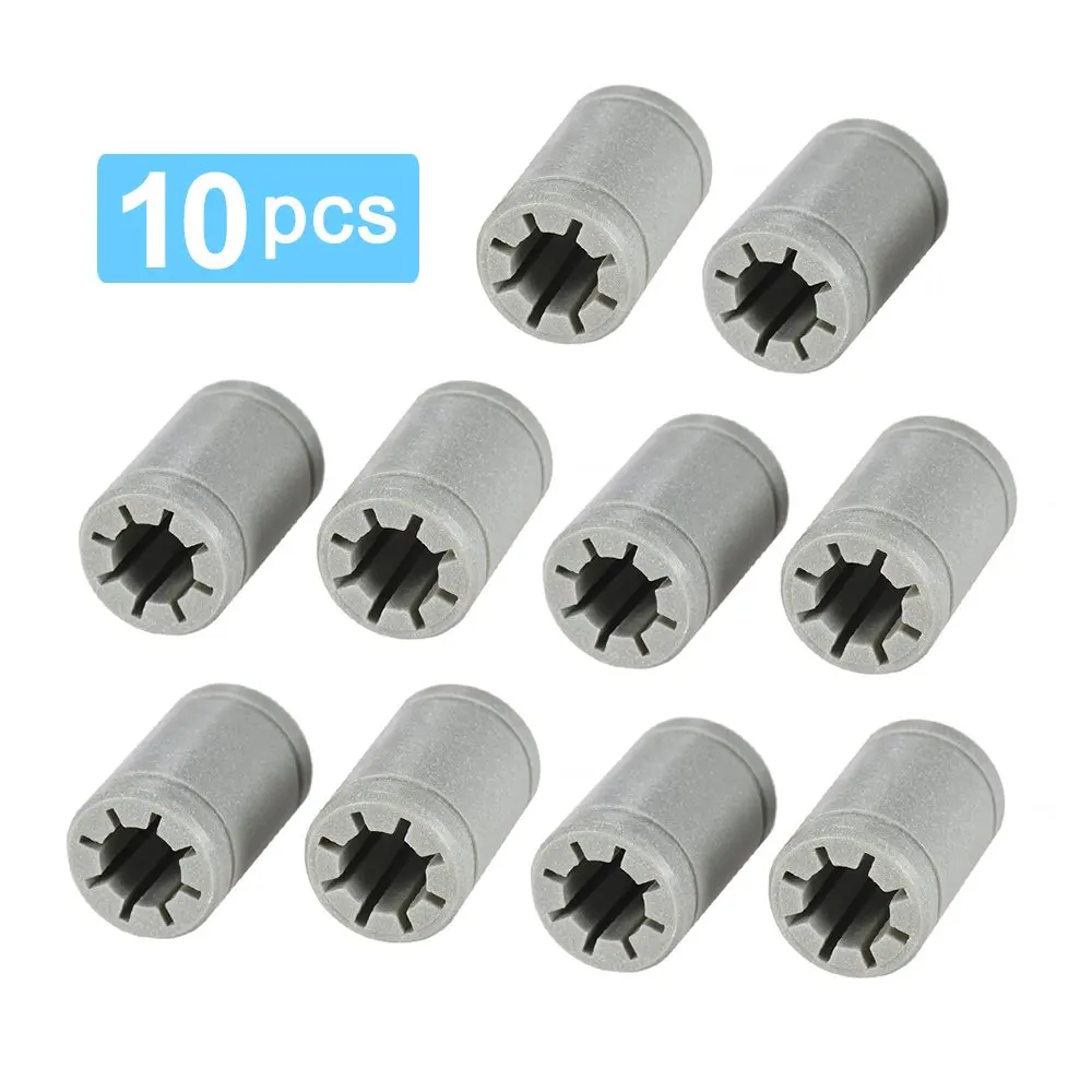 

LM8UU 3D Printer Accessories Solid Polymer Bearing RJMP-01-08 Gray Plastic Shaft German Import 3D Printer Parts 4pcs/8pcs/10pcs