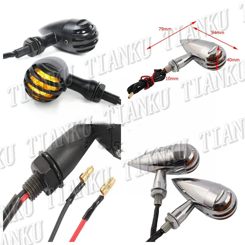 Мотоцикл решетка металлический указатель поворота для Honda Shadow Spirit Sabre Aero Ace Steed VLX 400 600 1100 DLX VTX1300 1800 Magna