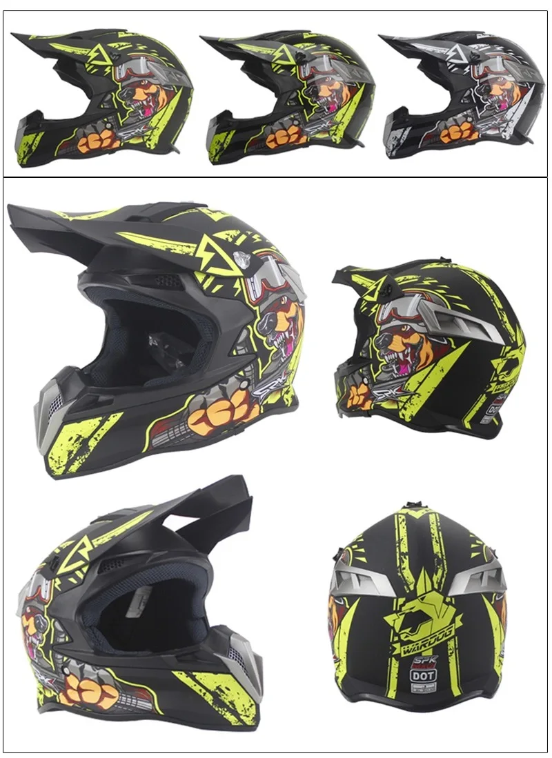 3 подарка мотоциклетный шлем Высокое качество capacete мотоциклетный внедорожный мотоциклетный шлем
