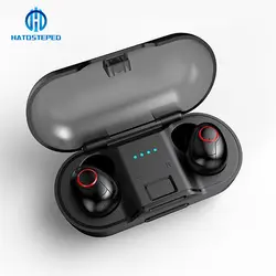 TWS Беспроводные Мини Bluetooth наушники Xiaomi huawei Мобильные стерео наушники спортивные наушники с микрофоном портативная зарядная коробка