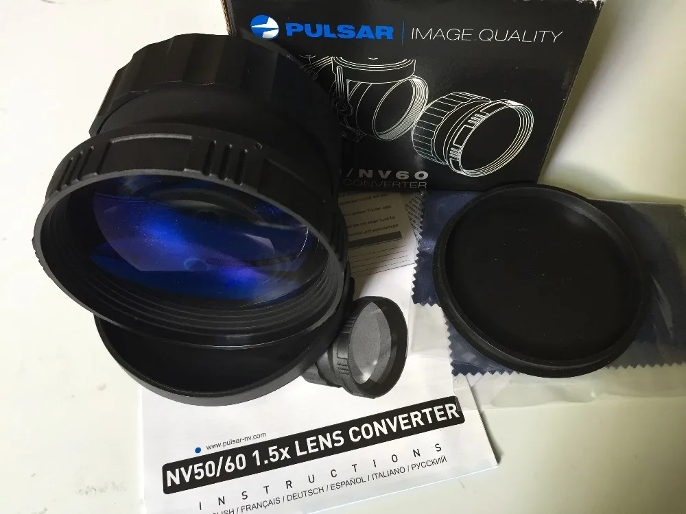 Pulsar 79097 NV60 1.5x Objektiv Konverter Pulsar NV 60mm verwendet auf Pulsar nachtsicht zielfernrohre mit einem 60mm ziel objektiv Pulsar 79097 NV60 1.5x Objektiv Konverter Pulsar NV 60mm verwendet auf Pulsar nachtsicht zielfernrohre mit einem 60mm ziel objektiv