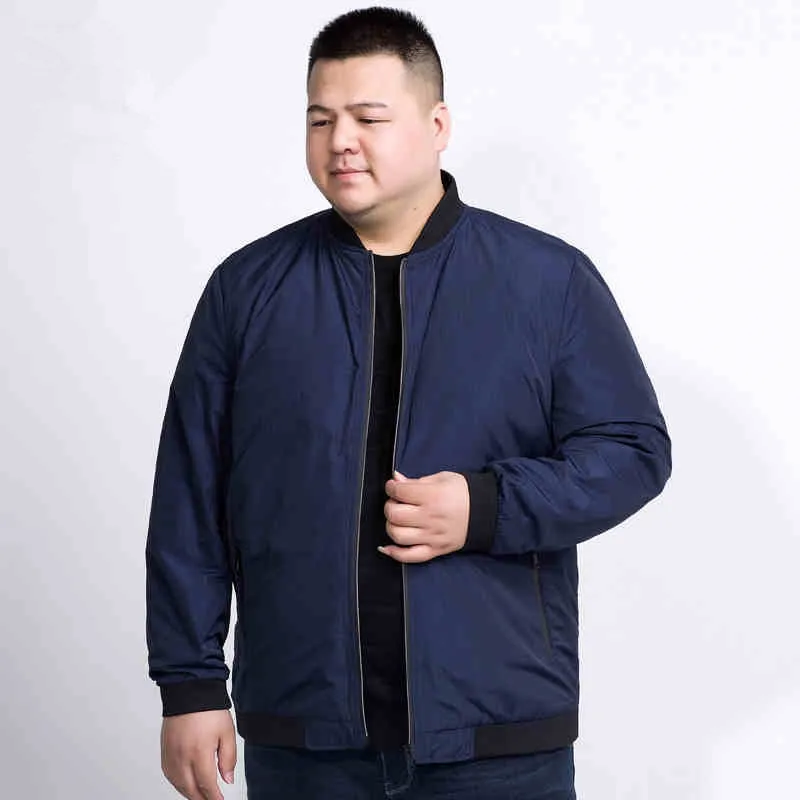 Плюс размер 8XL 7XL 6XL 5XL новая весенняя куртка пальто Мужская брендовая одежда модный мужской Бомбер куртка наивысшего качества верхняя одежда красный синий - Цвет: 1