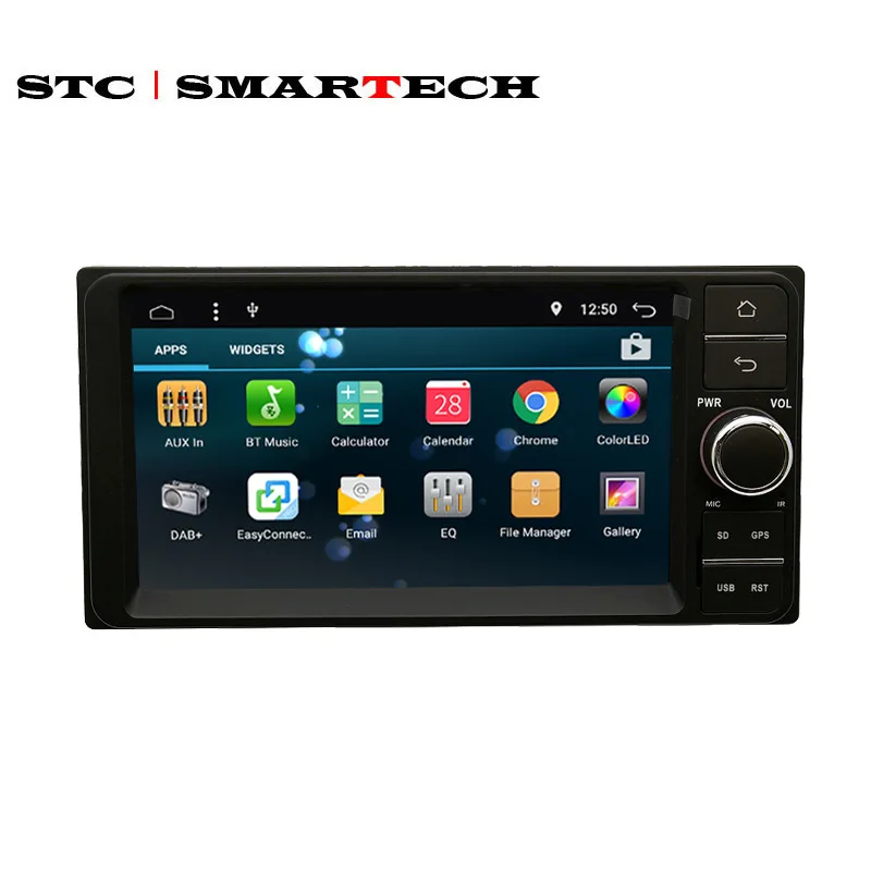 

SMARTECH 2Din Android 6 Quad Core 2GB RAM 16GB ROM 7inch Car DVD Radio GPS navigation For Toyota Corolla Hilux Camry Prado
