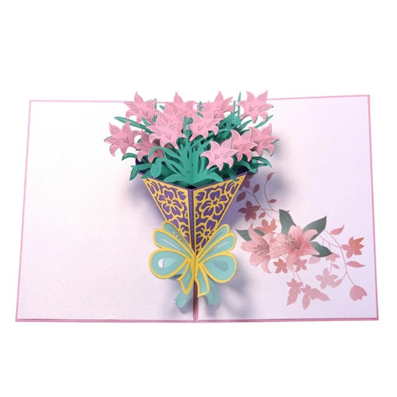 Нарцисс открытки ручной работы на день рождения свадебные приглашения 3D всплывающие карты