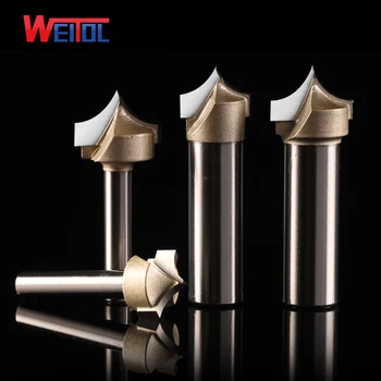 

Weitol 1pcs woodworking router bit shaper carving bit engraving tool for wood V shape groove cutter for PVC