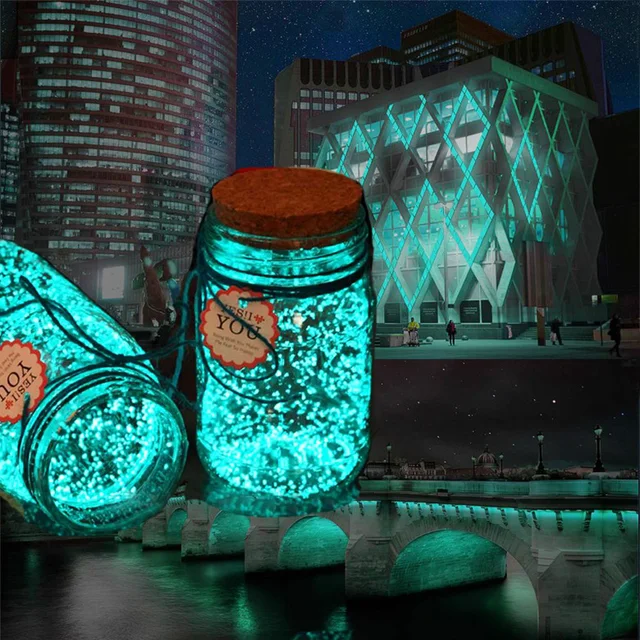 Diy Starry Wish Bottle 10g Sky Blue Luminous Glow In The Dark Party Diy Starry Wish Bottle 10g Sky Blue Luminous Glow In The Dark Party Bright Paint Star Wishing Fluorescent Particles
