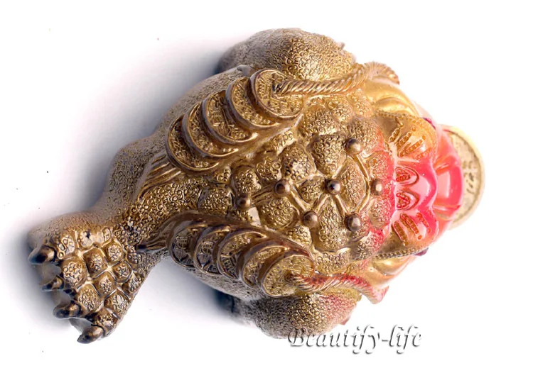 Allochroic талисман золотой Mony Toad орнамент чай pet фэншуй лучшие подарки новый подарок