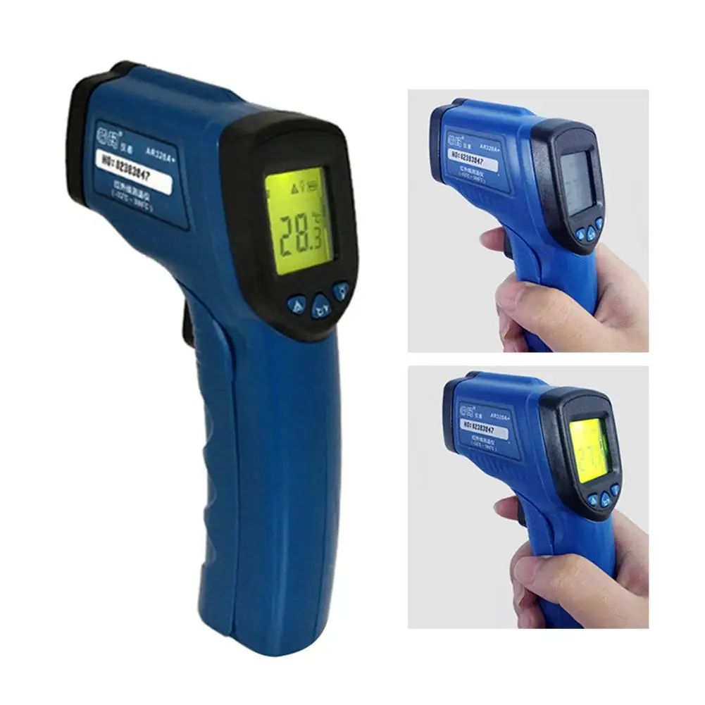 

Digital Infrared Thermometer Non Contact Temperature Gun Laser Handheld Laser IR Temp Gun Colorful LCD Display -32-380C