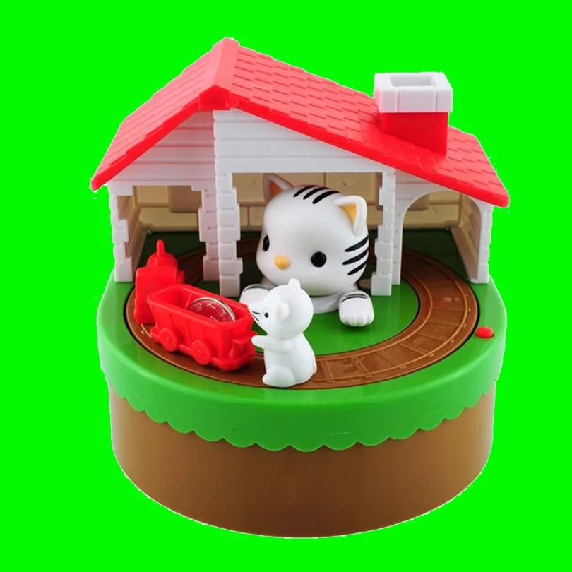 Cat And Mouse Bank Shaped Piggy Bank Metal Coin Bank Money Box