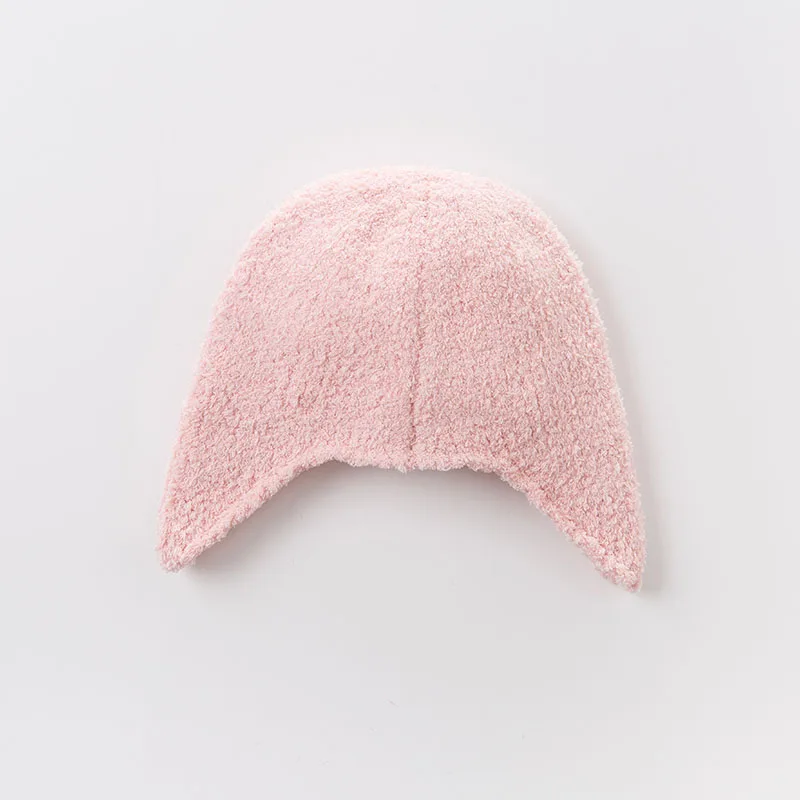 DB6114-1 Dave Bella осень зима для маленьких девочек розовый фиолетовый Шляпа кошка текстильная шляпа