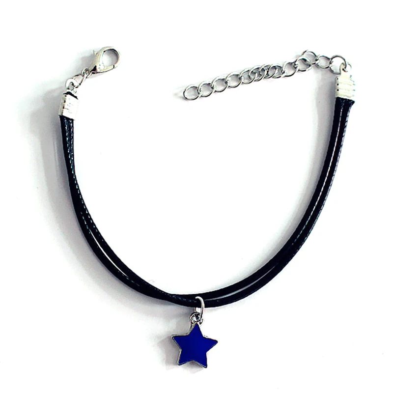 Black Leather Rope Wild Stars Girlfriends Bracelet Adjustable Personality Women Couple Bracelets Gifts