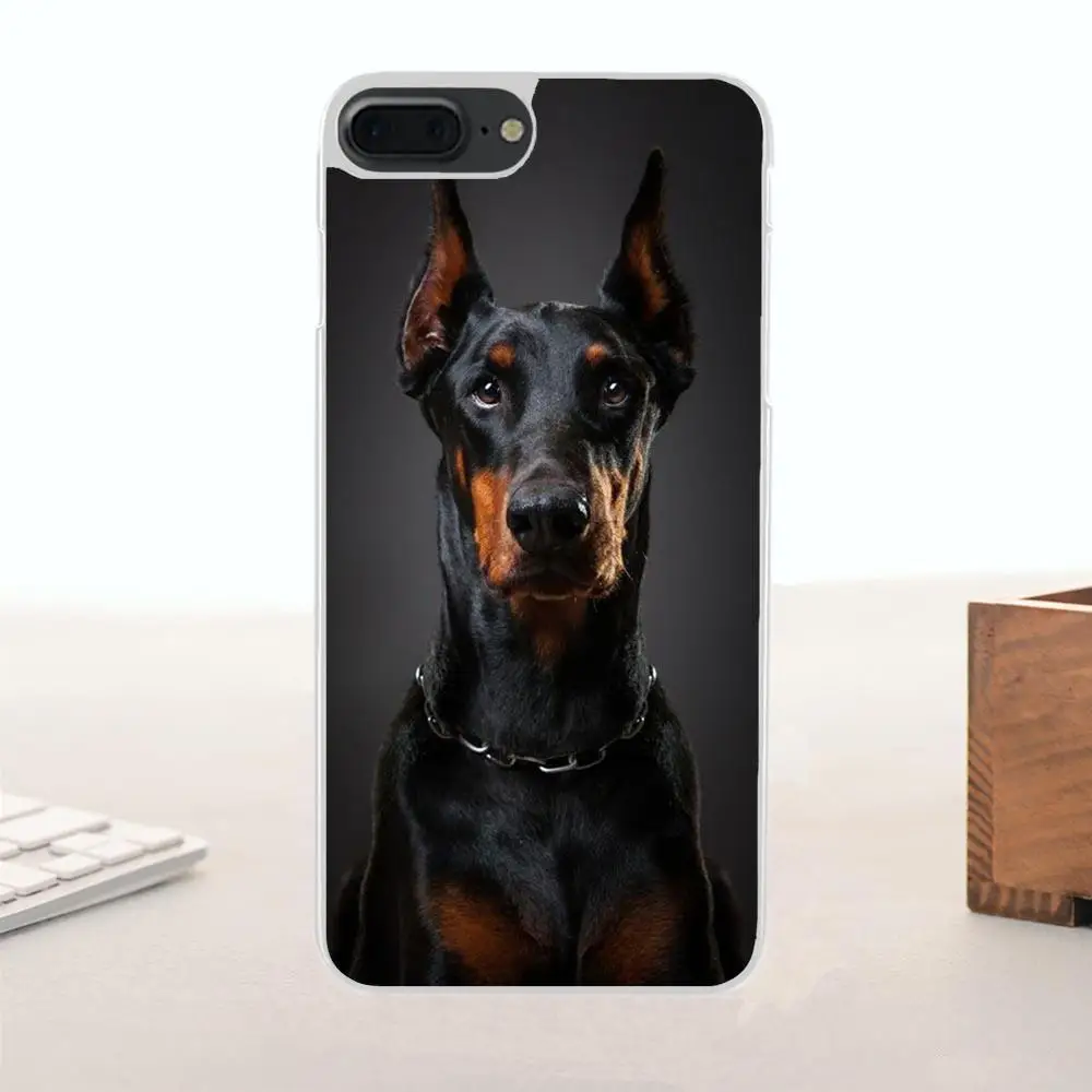 Bixedx для huawei Honor mate 7 7A 8 9 10 20 V8 V9 V10 G Lite Play Mini Pro P смартфон с мягким дизайном Doberman - Цвет: as picture