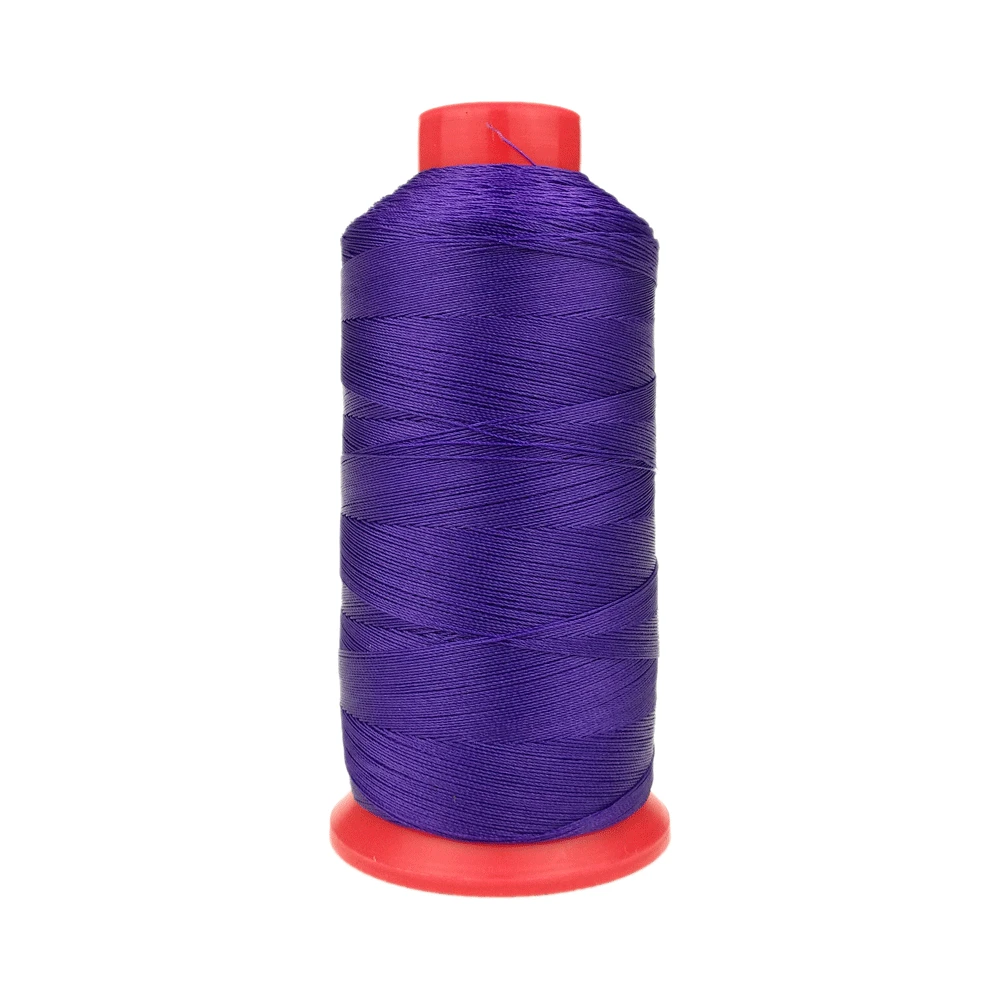 20 цветов, высокопрочная нейлоновая нить 210D/3 1500Y Nylon66, нитки для изготовления кожаных туфель, мебельных нитей, швейная нить - Цвет: Violet
