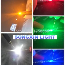 0603 SMD светодиодный, 5 значений каждый 200 шт = 1000 шт SMD 0603 светодиодный супер яркий, красный/желтый зеленый/синий/желтый/белый светодиодный светильник-диод