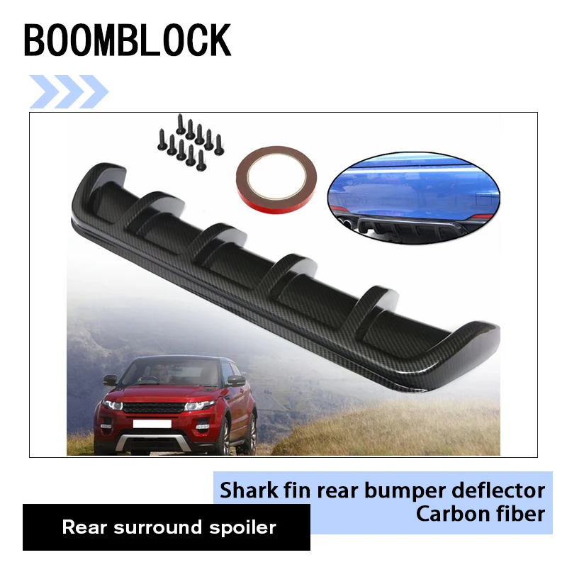 

Auto Car Rear Bumper Chassis Shark Deflector Stickers For Kia Rio 3 Ceed Cerato Sorento Mazda CX-5 6 BMW Mini Cooper Accessories