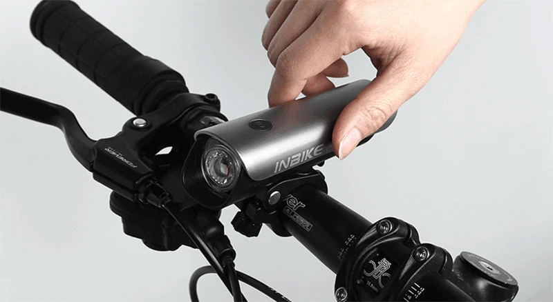 Велосипедный светильник INBIKE, немецкий стандарт, водонепроницаемый, USB, перезаряжаемый, аксессуары для руля велосипеда Предупреждение ющий флэш-светильник, 2600 мА/ч, Led Velo