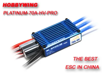 

Platinum-70A-HV-PRO ESC Powerful fo TREX 600 heli 5-12S