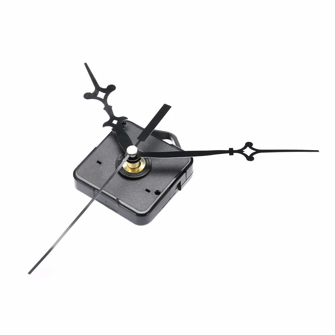 Classic Wall Clock Repair Parts Mayitr Black DIY Quartz Clock Movement Motor Mechanism With Hands & Fittings Kit