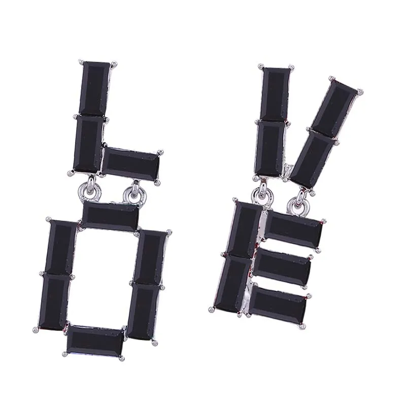 boho drop earrings love dangle earrings statement long pendant earrings oorbellen women fashion Jewelry  (9)