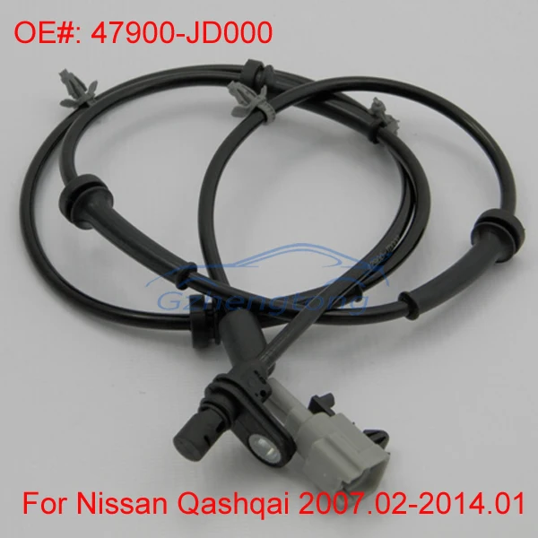 Rear Left and Right ABS Wheel Speed Sensor for Nissan Qashqai 2007 2014