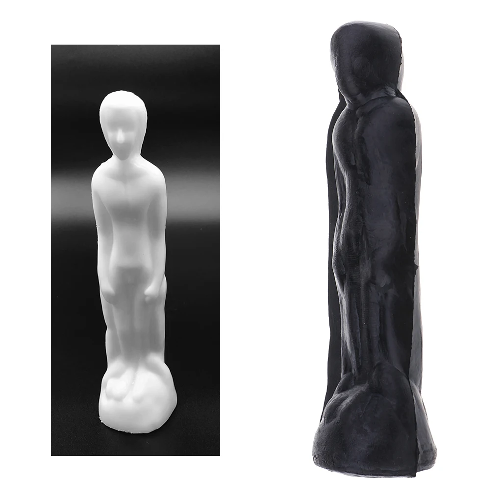 DIY Male Female Plastic Candle Wax Mould Soap Mold Clay Moulds Craft Kids Toy Xmas Gift 200mm