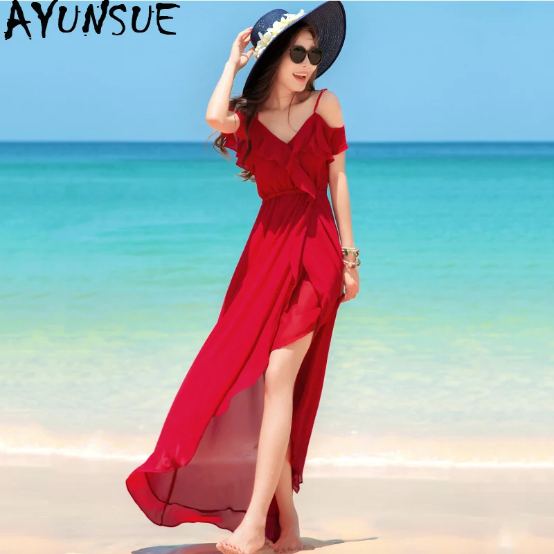 red spanish style dress