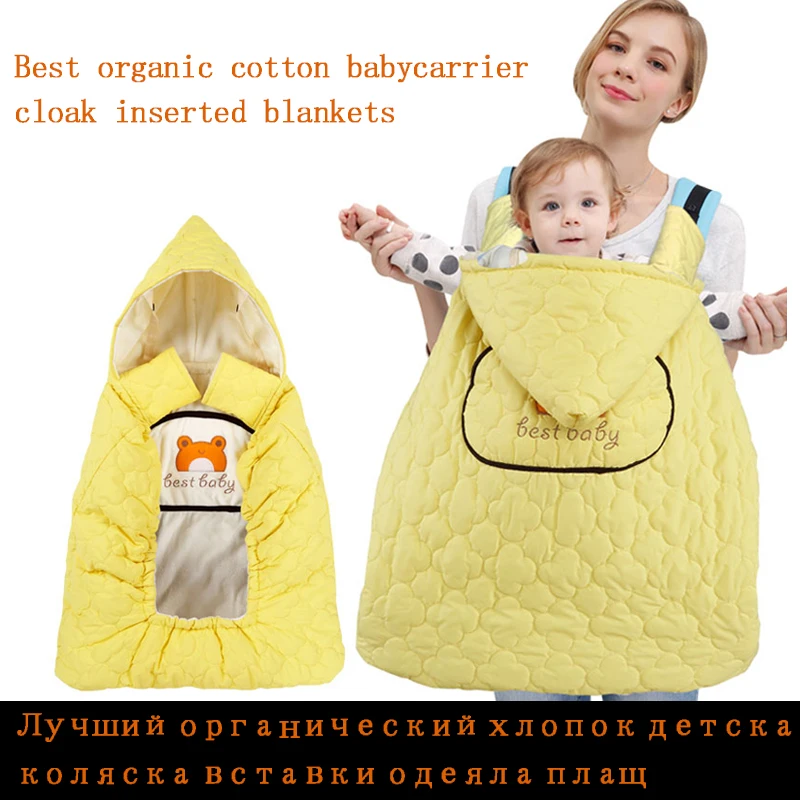 2016 best organic cotton hooded multi function adjustable strap cloak