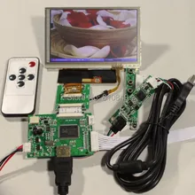 HDMI lcd Controller board+5inch HSD050IDW1 Lcd+Touch panel+Remote control