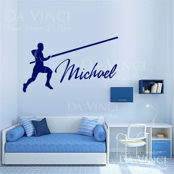 

Pole Vaulter Vaulting Track Field Decal Custom Name Personalized Vinyl Sticker