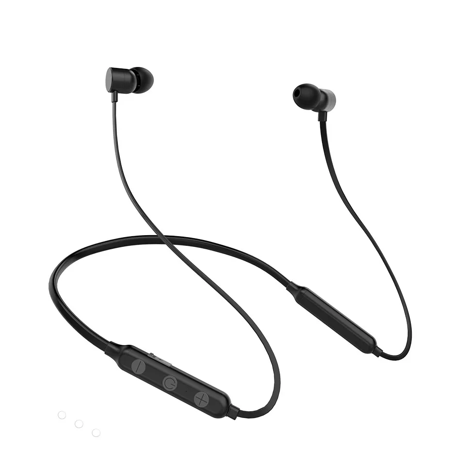 Langsdom BX9 Bluetooth беспроводные наушники Bluetooth наушники с шейным ремешком спортивные наушники IPX5 водонепроницаемые беспроводные наушники - Цвет: BX9-BK-CN