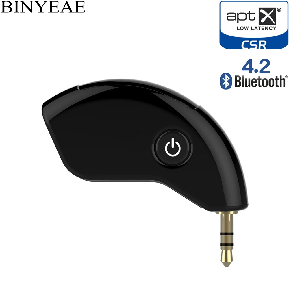

Portable Dual Link Bluetooth 4.2 Aptx Low Latency Music Transmitter Wireless stereo 3.5mm RCA Adapter for Home TV Audio System
