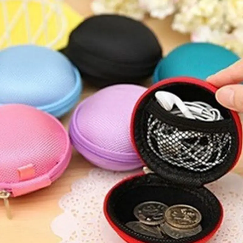 

Cool Unisex Men Women Key Headset Coin Wallet Zip Around Purse Storage Hand Bag