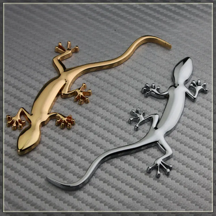Gecko Lizard Quattero 3D ABS Car Auto Motorcycle Logo Totem Emblem