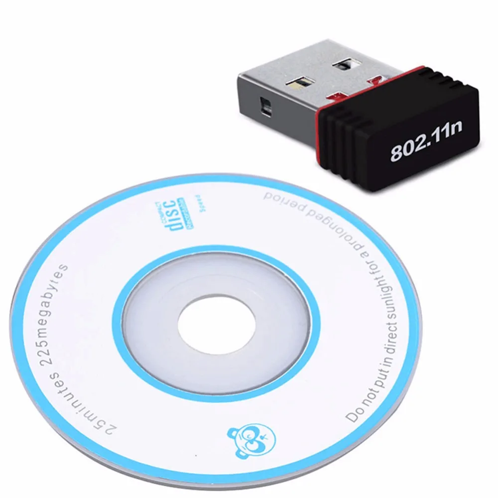 USB 2 0 150 Мбит/с 11n 4 ГГц Wifi Интернет ключ Nano беспроводной N адаптер поддерживает Windows
