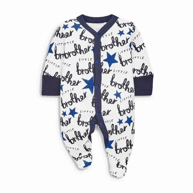 0 12M Baby Clothes Newborn Boys Long Sleeves Unisex Cotton Super Star