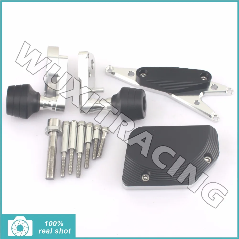 

1 Set Aluminum Alloy Guard Case Engine Frame Cover Protector Slider Crash Pads for HONDA CBR1000 CBR 1000 RR Fireblade 12-14 13