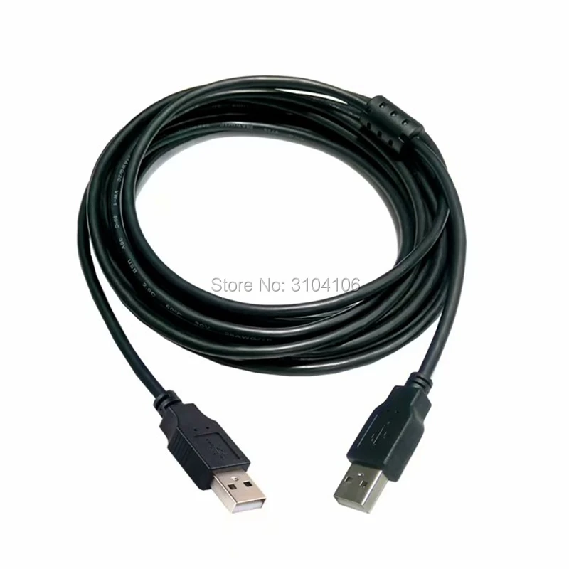 USB 2,0 кабель-удлинитель папа-папа USB адаптер прозрачный синий анти-помехи двойное экранирование 0,3 м 0,5 м 1,5 м 3 м 5 м