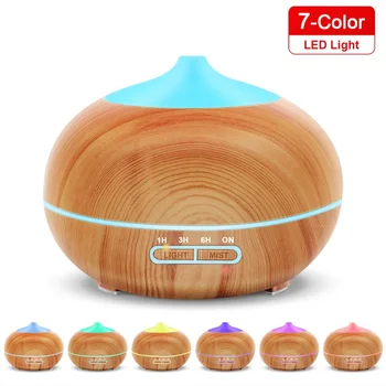 

300ml,Electric Ultrasonic Humidifier Aromatherapy Mist Humidifier,Color LED Lights essential oil diffuser ultrasonic humidifier