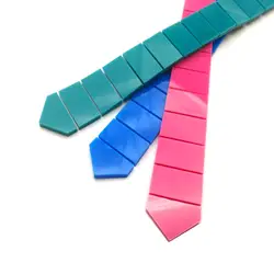 Сплошной Цвет оргстекло Глянцевая мода цвет ful Тонкий полосатый тонкий галстук повседневное стильный галстук разноцветный
